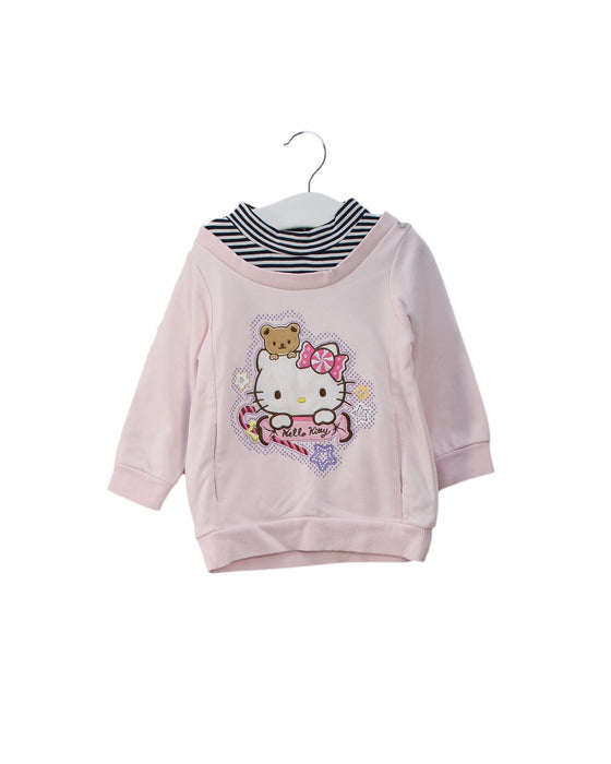 A Pink Crewneck Sweatshirts from Sanrio in size 12-18M for girl. (Front View)