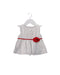 A White Sleeveless Tops from Janie & Jack in size 6-12M for girl. (Front View)