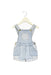 A Blue Overall Shorts from Chloe in size 6-12M for girl. (Front View)