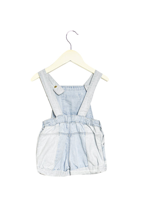 A Blue Overall Shorts from Chloe in size 6-12M for girl. (Back View)