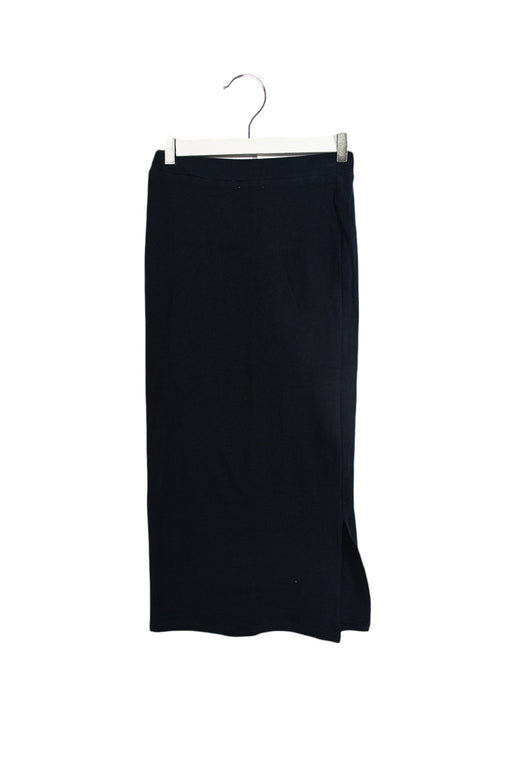 A Navy Mid Skirts from Legoe in size XS for maternity. (Front View)