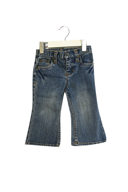 A Blue Jeans from Ralph Lauren in size 6-12M for girl. (Front View)
