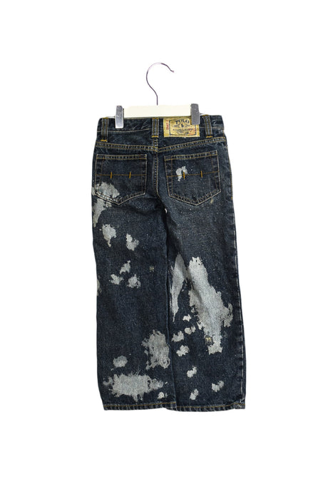 A Blue Jeans from Polo Ralph Lauren in size 4T for boy. (Front View)