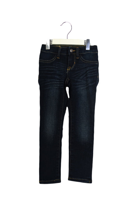 A Navy Jeans from Polo Ralph Lauren in size 4T for girl. (Front View)
