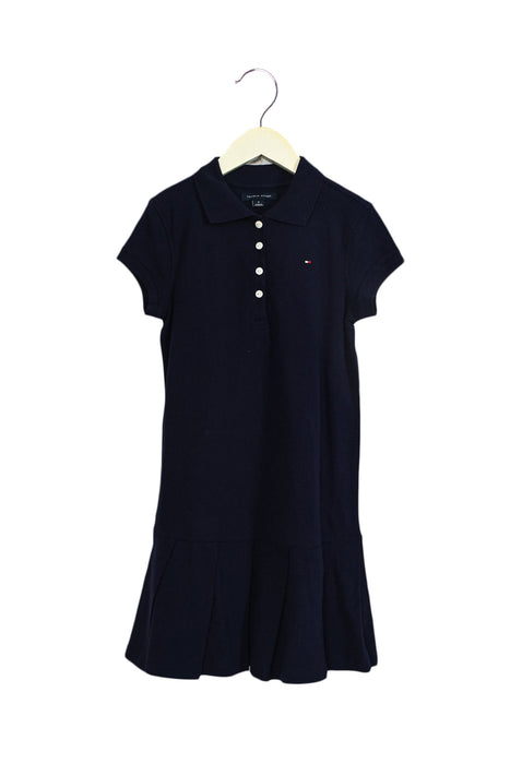 A Purple Short Sleeve Dresses from Tommy Hilfiger in size 8Y for girl. (Front View)
