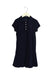 A Purple Short Sleeve Dresses from Tommy Hilfiger in size 8Y for girl. (Front View)