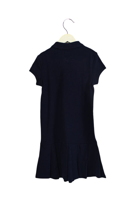 A Purple Short Sleeve Dresses from Tommy Hilfiger in size 8Y for girl. (Back View)