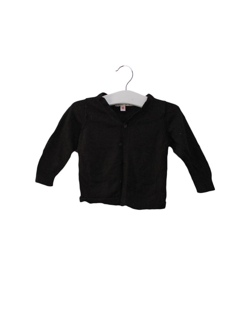A Brown Cardigans from Bonpoint in size 6-12M for girl. (Front View)
