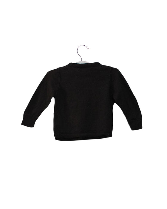 A Brown Cardigans from Bonpoint in size 6-12M for girl. (Back View)