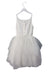 A Ivory Sleeveless Dresses from Us Angels in size 14Y for girl. (Back View)