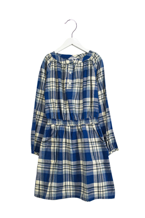 A Blue Long Sleeve Dresses from Rose et Théo in size 10Y for girl. (Front View)