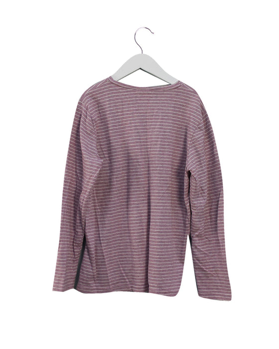 A Pink Long Sleeve Tops from Siaomimi in size 10Y for girl. (Back View)