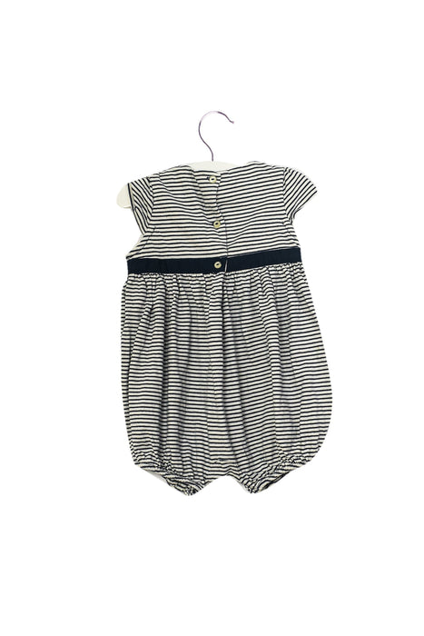 A Navy Rompers from Ralph Lauren in size 6-12M for girl. (Back View)