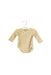 A Beige Long Sleeve Bodysuits from Natures Purest in size 3-6M for neutral. (Front View)