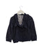 A Navy Zippered Sweatshirts from Siaomimi in size 5T for boy. (Back View)