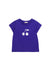 A Purple Short Sleeve T Shirts from Bonpoint in size 6T for girl. (Front View)