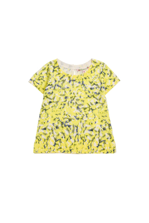 A Yellow Knit Sweaters from Bonpoint in size 4T for girl. (Front View)