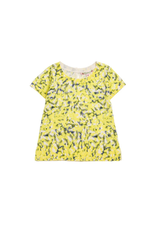 A Yellow Knit Sweaters from Bonpoint in size 4T for girl. (Front View)