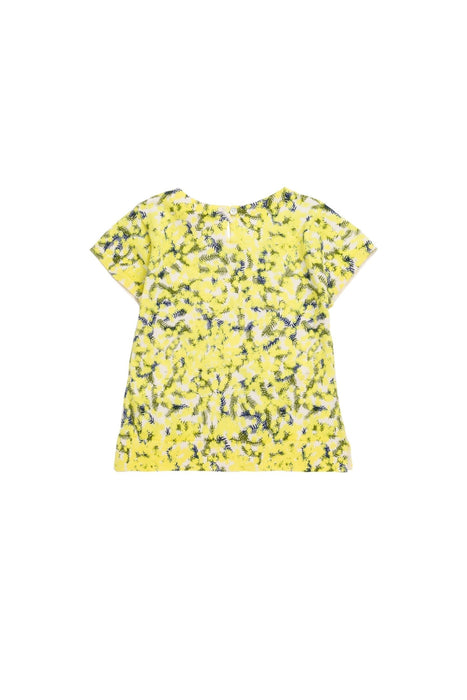 A Yellow Knit Sweaters from Bonpoint in size 4T for girl. (Back View)