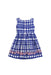 A Blue Sleeveless Dresses from Bonpoint in size 4T for girl. (Back View)