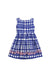 A Blue Sleeveless Dresses from Bonpoint in size 4T for girl. (Back View)