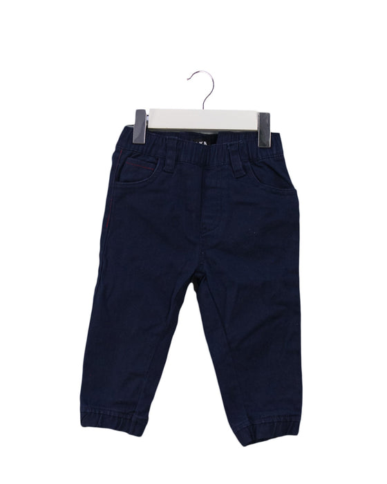 A Navy Casual Pants from DKNY in size 6-12M for boy. (Front View)
