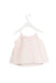 A Pink Sleeveless Tops from Bonpoint in size 4T for girl. (Back View)