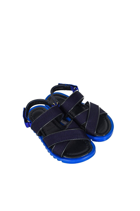 A Blue Sandals from Bonpoint in size 6T for boy. (Front View)