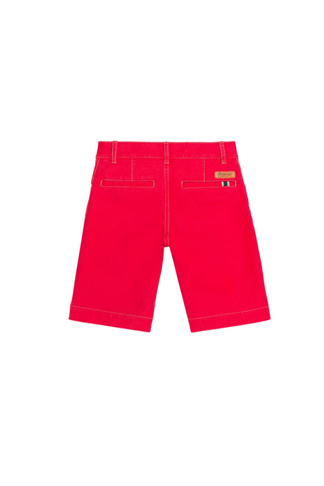 A Red Shorts from Bonpoint in size 4T for boy. (Back View)