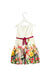 A White Sleeveless Dresses from Lesy in size 2T for girl. (Back View)