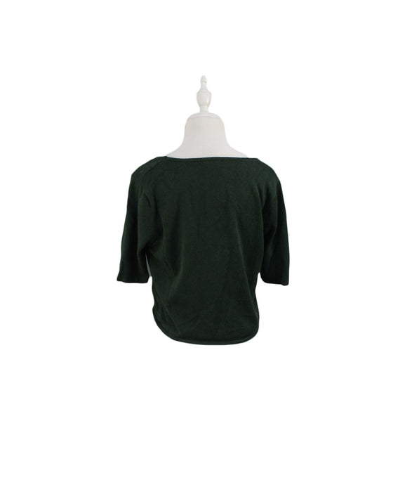 A Green Knit Sweaters from Seraphine in size L for maternity. (Back View)