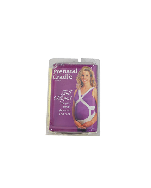 A White Maternity Support from Prenatal Cradle in size S for maternity. (Front View)