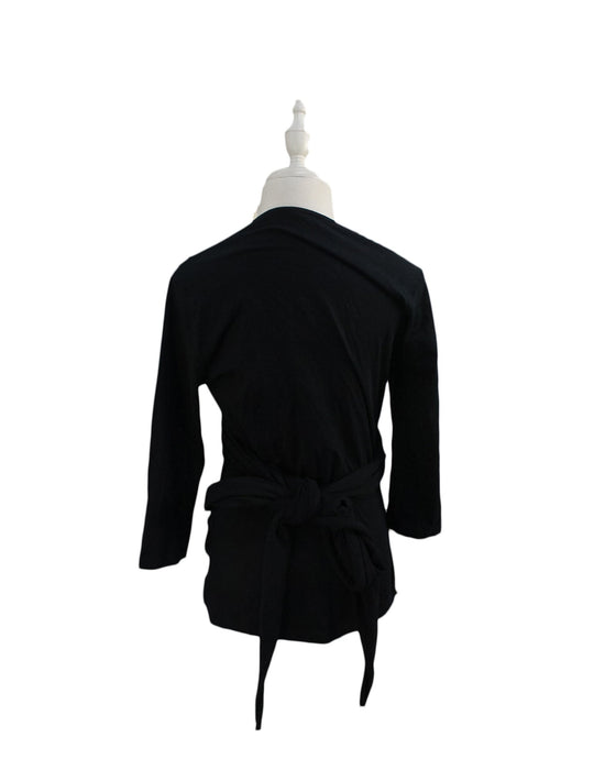 A Black Long Sleeve Tops from Seraphine in size M for maternity. (Back View)