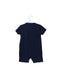A Navy Short Sleeve Rompers from Guess in size 6-12M for boy. (Back View)