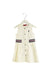 A White Sleeveless Dresses from Ferrari in size 3T for girl. (Front View)