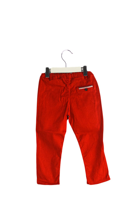 A Red Casual Pants from Tartine et Chocolat in size 2T for boy. (Back View)