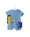 A Blue Short Sleeve Rompers from Paul Smith in size 6-12M for boy. (Front View)