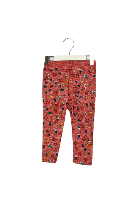 A Red Sweatpants from Lovie by Mary J in size 12-18M for girl. (Front View)