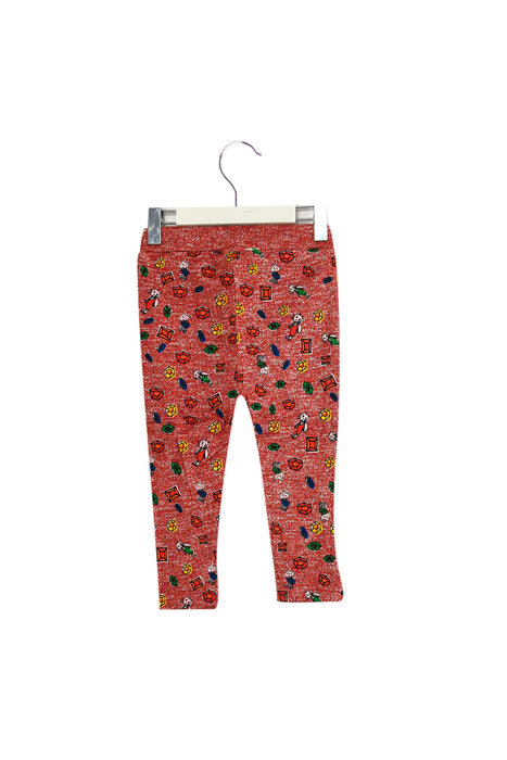 A Red Sweatpants from Lovie by Mary J in size 12-18M for girl. (Back View)