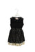 A Black Sleeveless Dresses from Lovie by Mary J in size 2T for girl. (Front View)