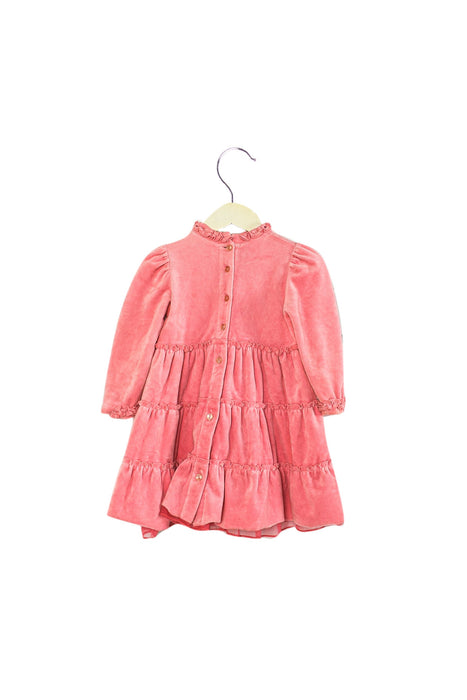 A Pink Long Sleeve Dresses from Blumarine in size 12-18M for girl. (Back View)