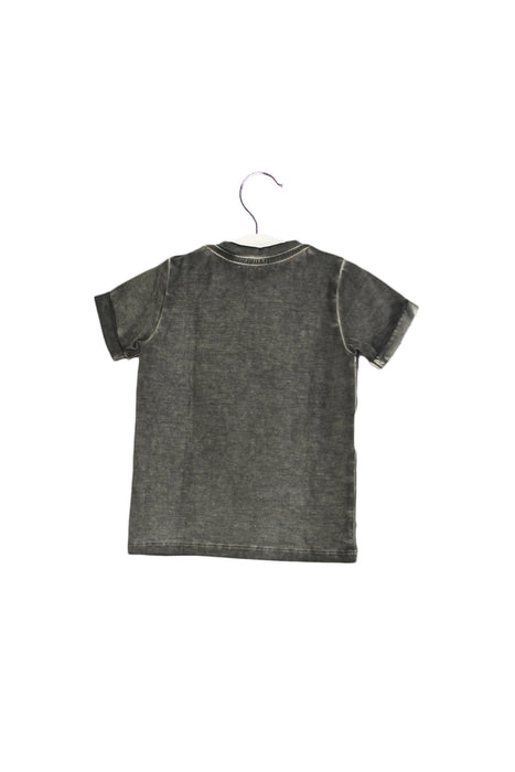 A Grey Short Sleeve T Shirts from Roberto Cavalli in size 12-18M for boy. (Back View)