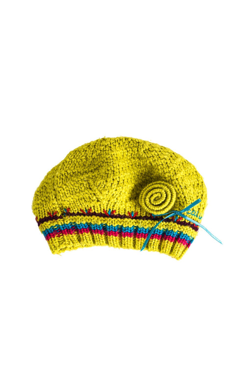 A Yellow Beanies from Catimini in size 3T for girl. (Front View)