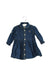 A Blue Long Sleeve Dresses from Ralph Lauren in size 3-6M for girl. (Front View)