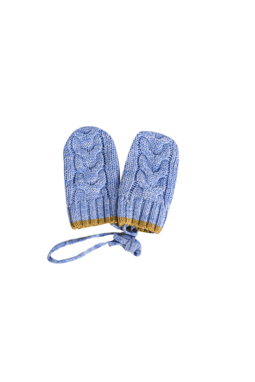 A Blue Gloves & Mittens from Jacadi in size 6-12M for neutral. (Front View)