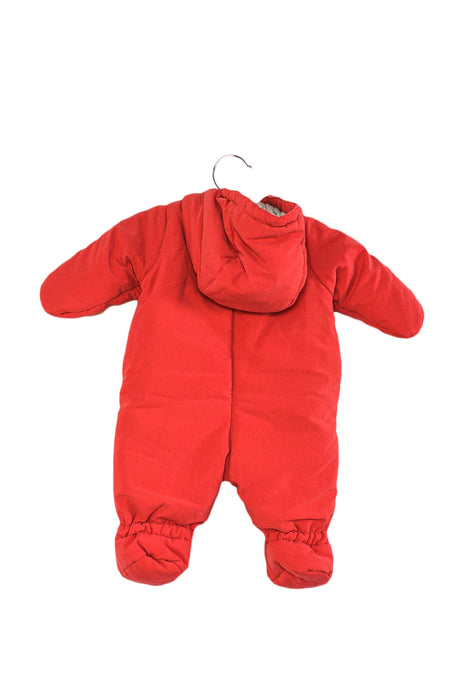 A Pink Snowsuits from Petit Bateau in size 0-3M for neutral. (Back View)