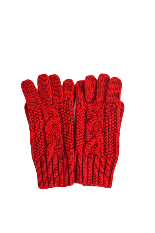 A Red Gloves & Mittens from Jacadi in size 10Y for girl. (Front View)