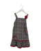 A Grey Sleeveless Dresses from La Compagnie des Petits in size 5T for girl. (Front View)