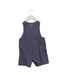 A Blue Overall Shorts from Jacadi in size 3-6M for boy. (Back View)
