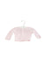 A Pink Cardigans from Petit Bateau in size 0-3M for girl. (Front View)